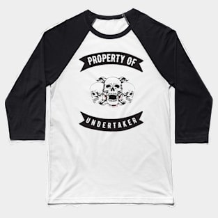 Undertaker Property Patch Baseball T-Shirt